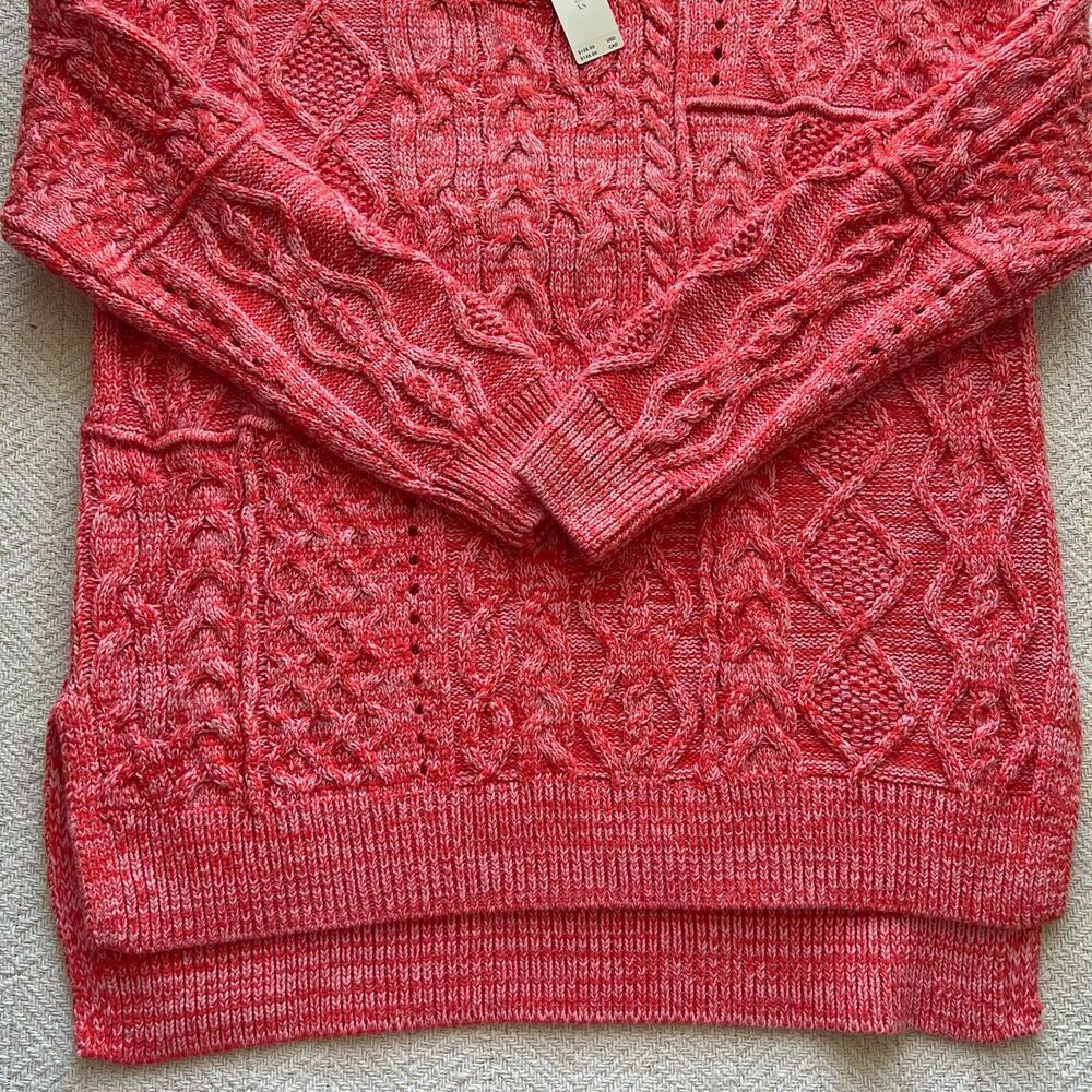 Anthropologie Pilcro Cable Knit Oversized Sweater Size XS - Picture 3 of 7